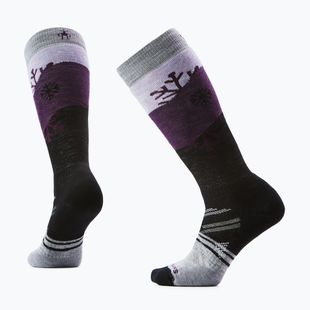 Calze da sci da donna Smartwool Ski Full Cushion Snowpocalypse OTC purple eclipse