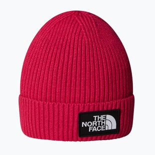 Cappello invernale per bambini con polsino a scatola con logo The North Face