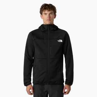Felpa da uomo The North Face Meteora Full Zip nera