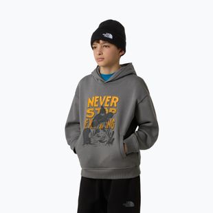 Felpa bambini The North Face Sports Oversized Hoodie Graphic smoked pearl