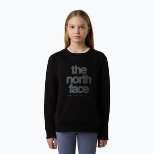 Felpa donna The North Face Reflective Logo Relaxed Crew nera