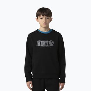 Felpa per bambini The North Face Reflective Logo Relaxed Crew black