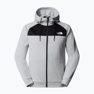 Felpa da uomo The North Face Reaxion Fleece Full Zip Hoodie high rise grey light heather
