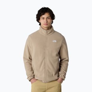 Felpa in pile da uomo The North Face Glacier Fleece grigio fungo