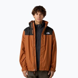 Giacca 3-in-1 da uomo The North Face Evolve II Triclimate burnt umber/asphalt grey