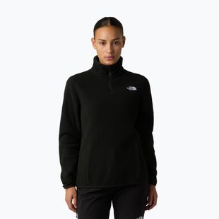 Felpa da donna in pile The North Face Glacier Fleece 1/4 Zip nero