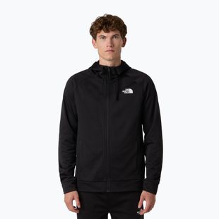 Felpa da uomo The North Face Reaxion 2.0 Hooded Full Zip nero heather