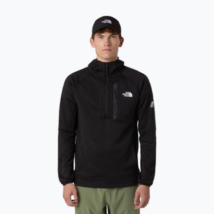 Felpa da uomo The North Face Mountain Athletics Fleece con cappuccio e zip 1/4 nera
