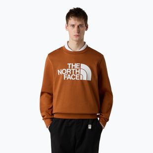 Felpa da uomo The North Face Easy Crew color ambra bruciato