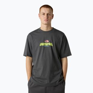 T-shirt oversize The North Face Expedition Celebration Uomo grigio antracite