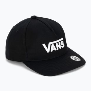 Cappellino con visiera per bambini Vans Drop V Logo Snapback black