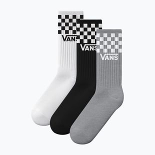Calzini Vans Classic Check Crew 3 pairs black/white