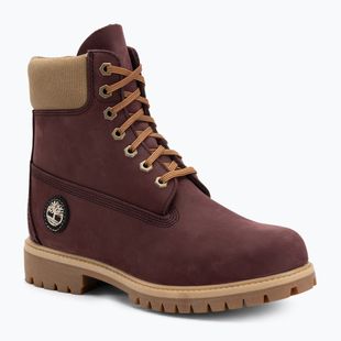 Scarpe da uomo Timberland Premium 6 Inch Lace Up Waterproof burgundy olive