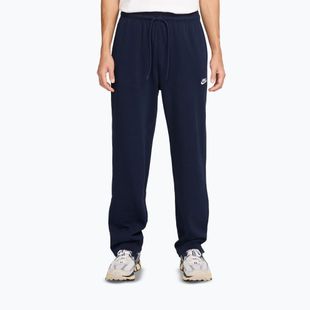 Pantaloni uomo Nike Sportswear Club Knit Open-Hem obsidian/white
