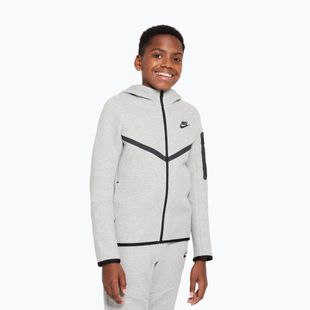 Felpa bambini Nike Sportswear Tech Fleece dark grey heather/black/black
