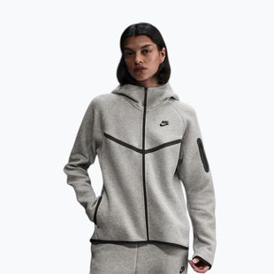 Felpa donna Nike Sportswear Tech Fleece Windrunner dark grey heather/black