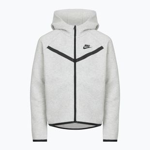 Felpa da bambino Nike Sportswear Tech Fleece light grey/heather/black/black