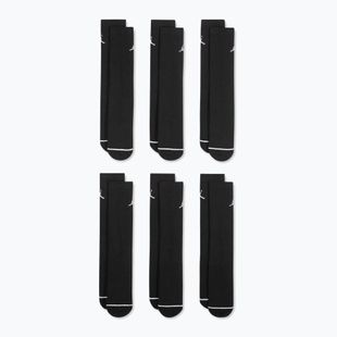 Calze  Jordan Everyday Cushioned Crew 6 pairs black/white