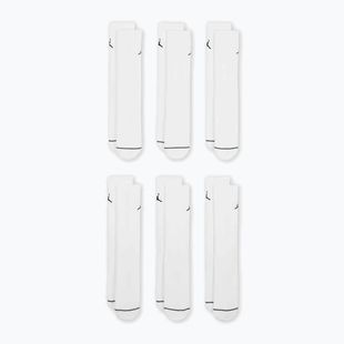 Calze  Jordan Everyday Cushioned Crew 6 pairs white/black