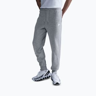 Pantaloni uomo Nike Club Jogger dark grey heather/light smoke grey/white