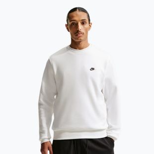Felpa da uomo Nike Club Fleece Crew white/black