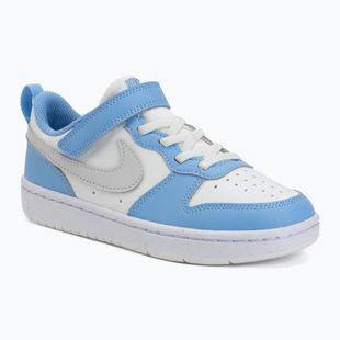Scarpe per bambini Nike Court Borough Low Recraft summit white/cobalt pulse/vast grey