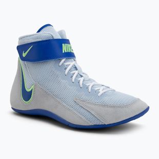 Nike Speedsweep VIII scarpa da wrestling blu tint/hyper royal/lime blast/bianco