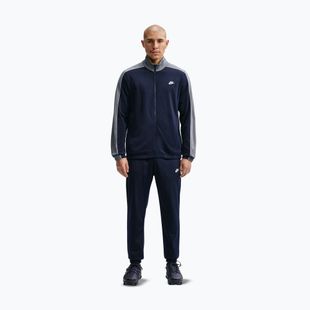 Tuta da uomo Nike Sportswear Club obsidian/smoke grey/white/white