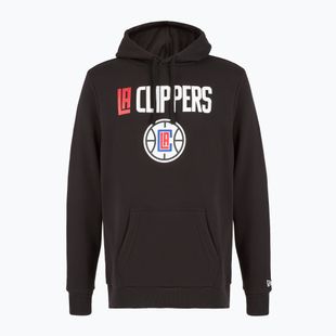Felpa con cappuccio da uomo New Era NOS NBA Regular Los Angeles Clippers nero