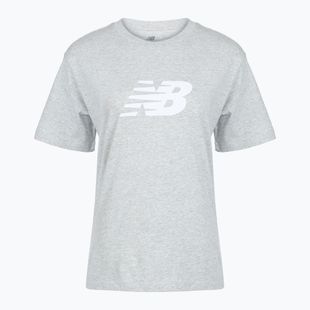 Maglietta da donna New Balance Sport Jersey Relaxed Logo reflection/white/light arctic grey