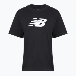 Maglietta da donna New Balance Sport Jersey Relaxed Logo black/white