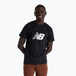 Maglietta New Balance Graphic V Flying da uomo, nero
