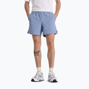 Pantaloncini da tennis New Balance Tournament Seersucker Short da uomo, con colori blu scuro