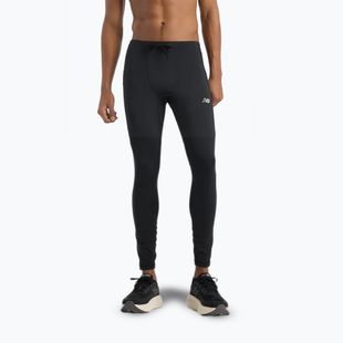 Leggings da corsa New Balance Sleek Pocket uomo nero