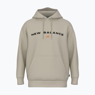 Felpa New Balance Reimagine Fleece Hraphic Hoody uomo timberwolff
