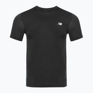 Maglia da corsa New Balance Sport SS da uomo, nero