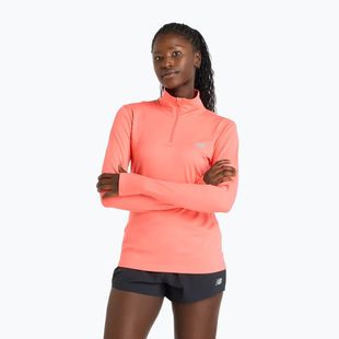 Felpa da corsa New Balance Sport Essentials Space Dye driftred da donna