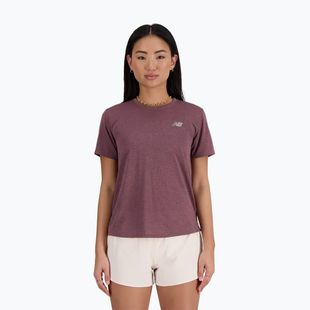 Maglietta New Balance Athletics rosesuga da donna