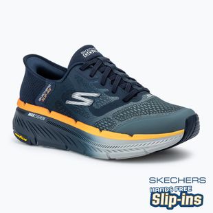 Scarpe SKECHERS Max Cushioning Premier 2.0 da uomo, blu/arancio
