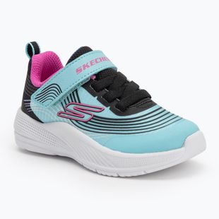 SKECHERS Microspec Advance aqua/viola scarpe per bambini