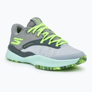 SKECHERS SKX Nexus scarpe da basket da uomo, carbone/verde