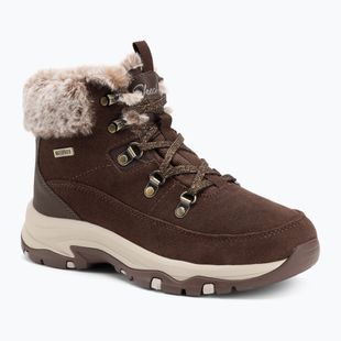 Scarpe da donna Skechers Trego Snow Worries cioccolato