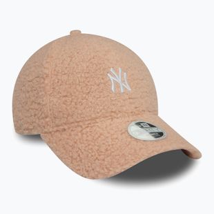 Berretto da baseball New Era Borg 9FORTY New York Yankees rosa pastello da donna