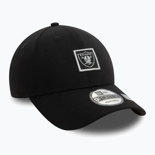 Cappello da baseball New Era Metallic Patch 9FORTY Las Vegas Raiders nero