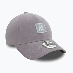 Cappello da baseball New Era Cord Patch 9FORTY New York Yankees grigio