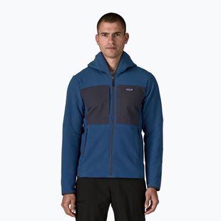 Giacca softshell da uomo Patagonia R2 TechFace Hoody blu chiaro