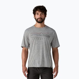 Camicia da uomo Patagonia Cap Cool Daily Graphic stratapeaks / grigio piuma