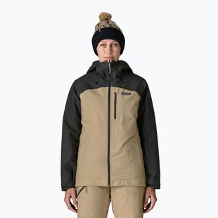 Giacca da pioggia Patagonia Insulated Powder Town oar tan da donna