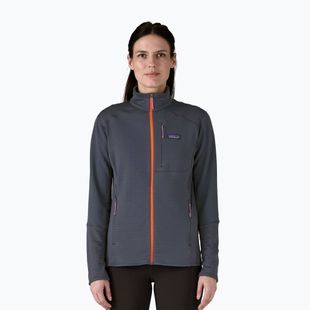Felpa R1 Hybrid smolder blu da donna di Patagonia