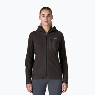 Felpa con cappuccio in pile R1 Air Full-Zip da donna, nero